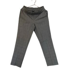 Rachel Zoe Charcoal Plaid Dress Pants